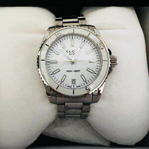 Gucci Stainless steel 32mm quartz watch white